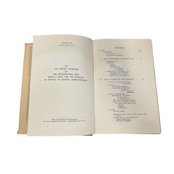 What Baptists Stand For Henry Cook 1953 2nd Ed Important Theology & Doctrines - Picture 4 of 4